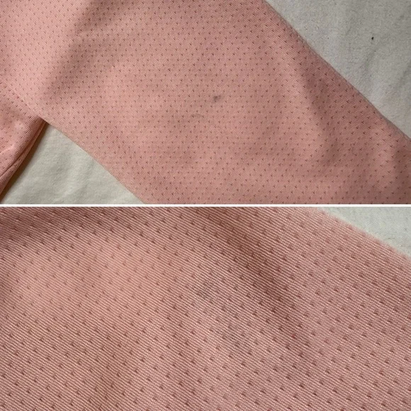Adidas Pink Long Sleeve Performance Top Lightweight Running Activewear Shirt Med - Picture 7 of 10